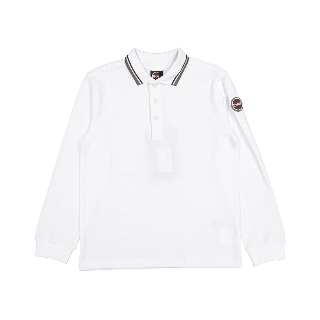 Colmar White Long Sleeve Polo