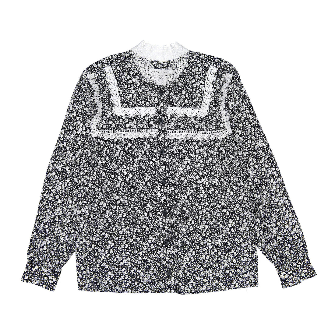Designers Remix Mini print Hawaii Lace Shirt