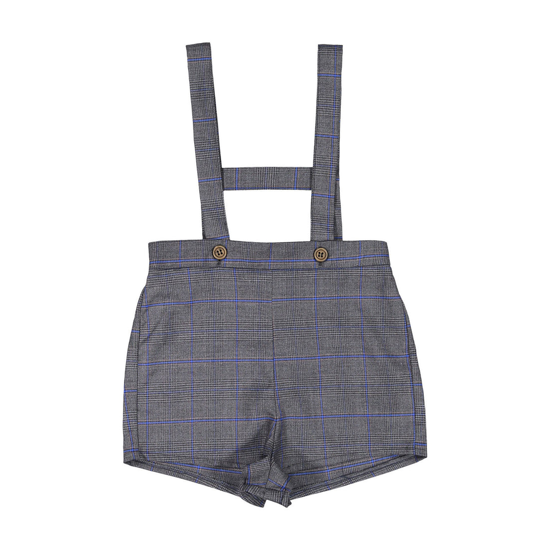 Noma Blue Plaid Overall