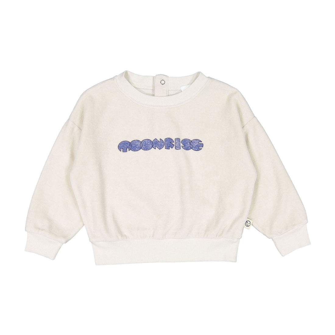 WYNKEN Baby Moonrise Velour Sweat - Pale Pebble