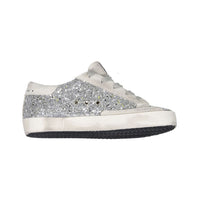 Golden Goose Ice/White Super Star Glitter Sneakers