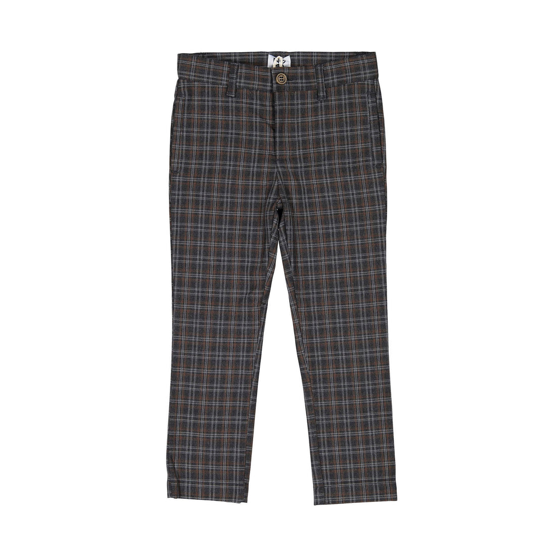 Noma Charcoal Plaid Slim Pants