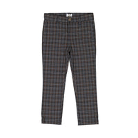 Noma Charcoal Plaid Slim Pants