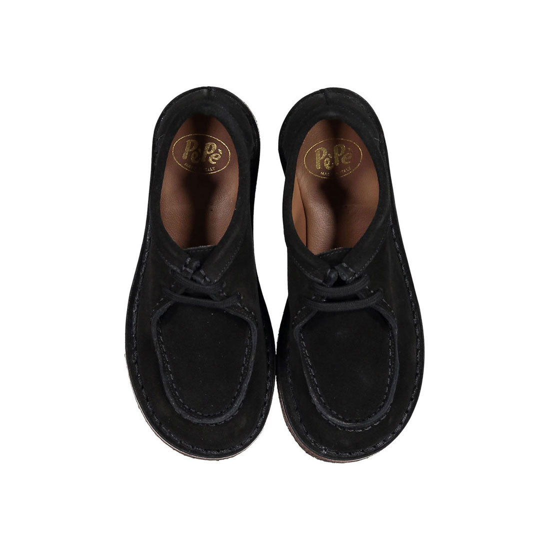 Pepe Black Suede Moccasin High Top