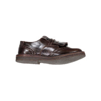 Pepe Chocolate Fringe Buckle Loafer