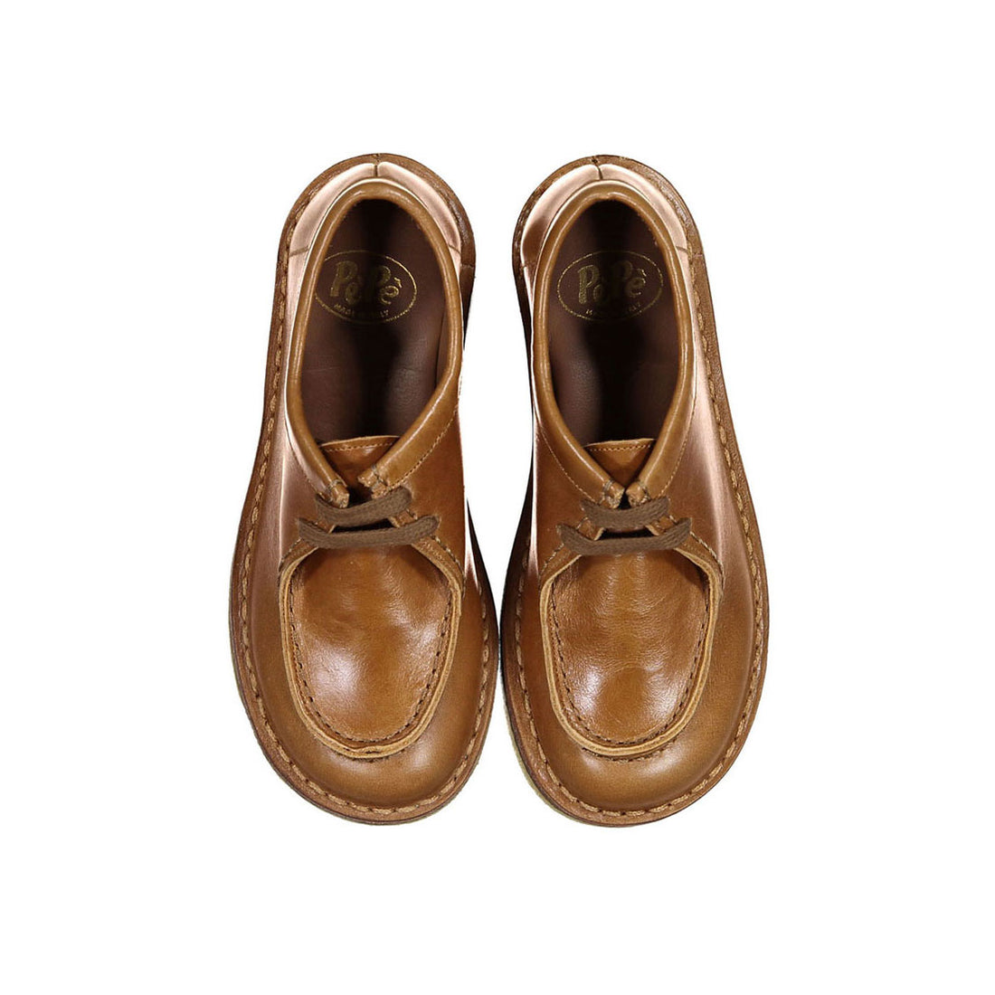 Pepe Luggage Leather Moccasin High Top