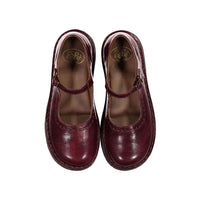 Pepe Bordeaux Old School Mary Janes