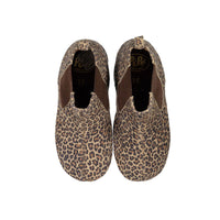 Pepe Leopard Suede Elastic Bootie