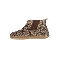 Pepe Leopard Suede Elastic Bootie