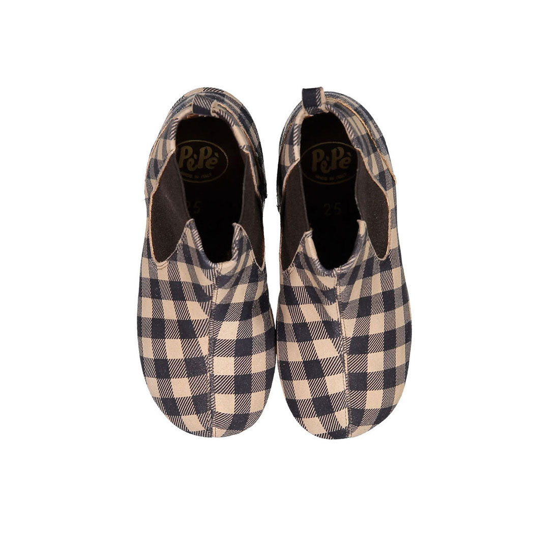 Pepe Plaid Elastic Bootie