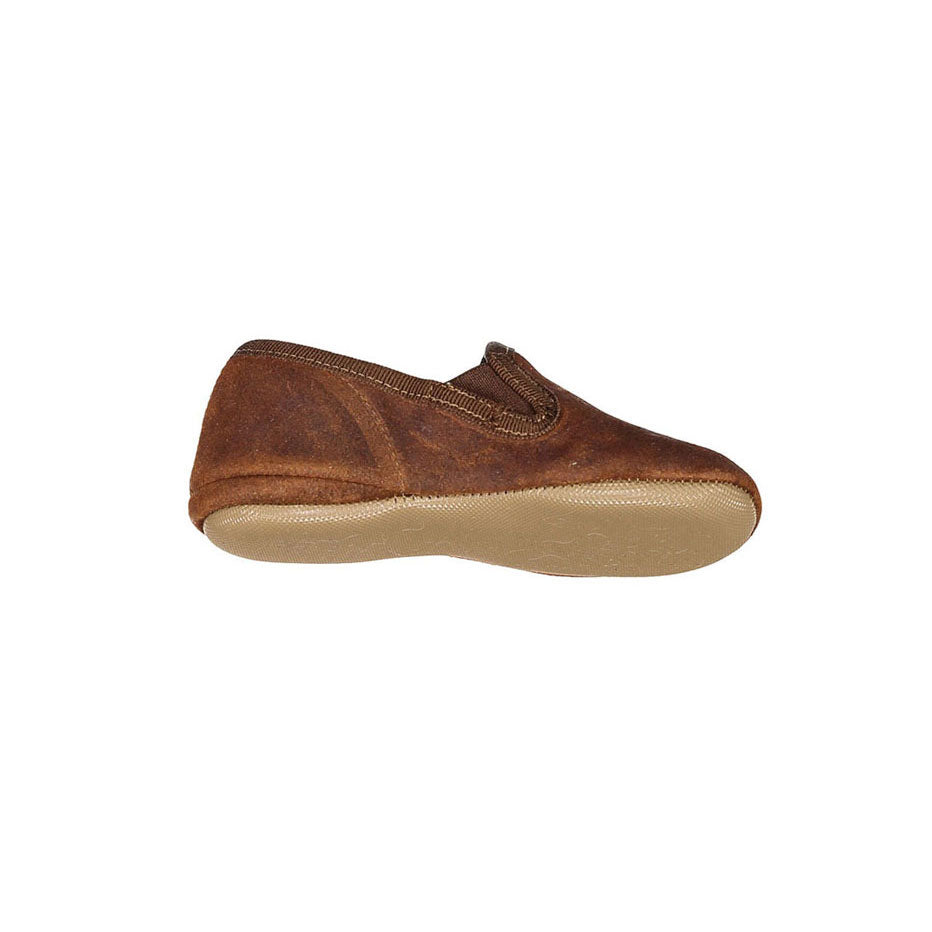 Pepe Cognac Suede Classic Slip-ons
