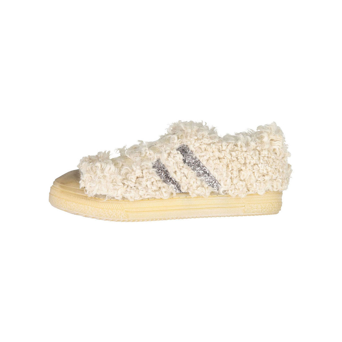 Pepe Beige Sheepskin Sneakers