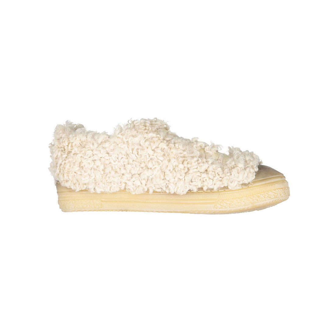 Pepe Beige Sheepskin Sneakers