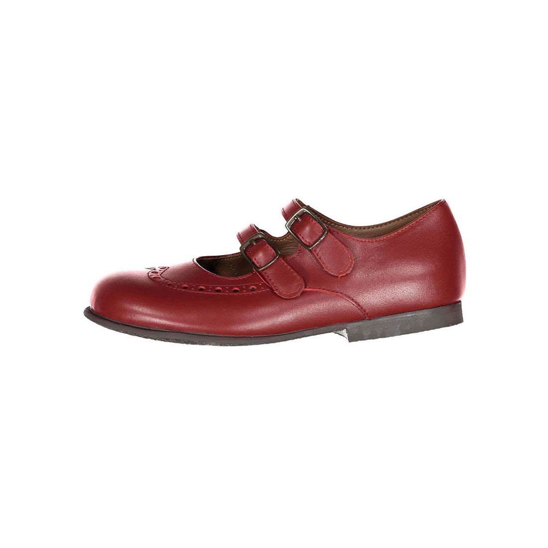 Pepe Red Double Buckle Mary Janes