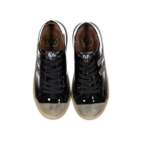Pepe Black Patent Sneakers