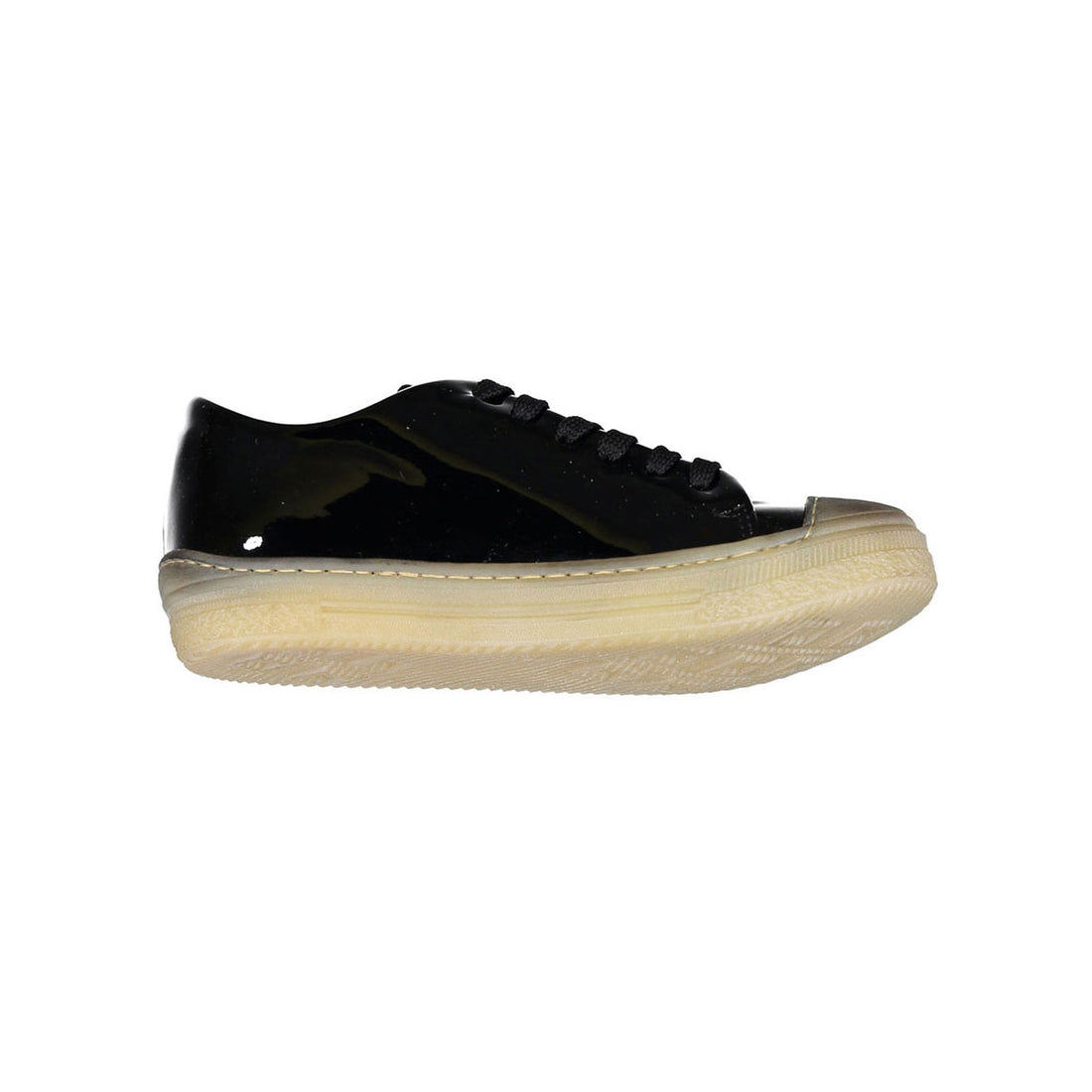 Pepe Black Patent Sneakers