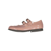 Pepe Nude Patent Double Buckle Mary Janes