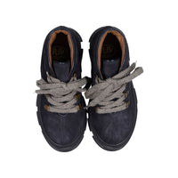 Pepe Navy Suede Hunting Booties