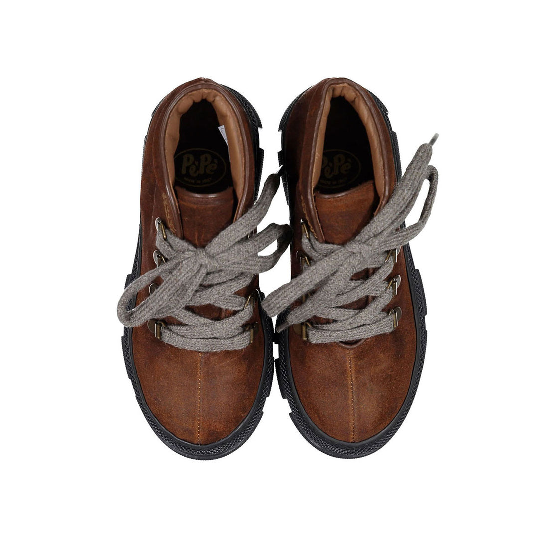 Pepe Cognac Suede Hunting Booties