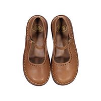 Pepe Soft Brown Old School Mary Janes