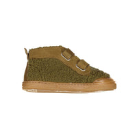 Pepe Green Sheepskin High Top Sneakers