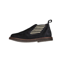 Pepe Off Black Suede Chelsea Bootie