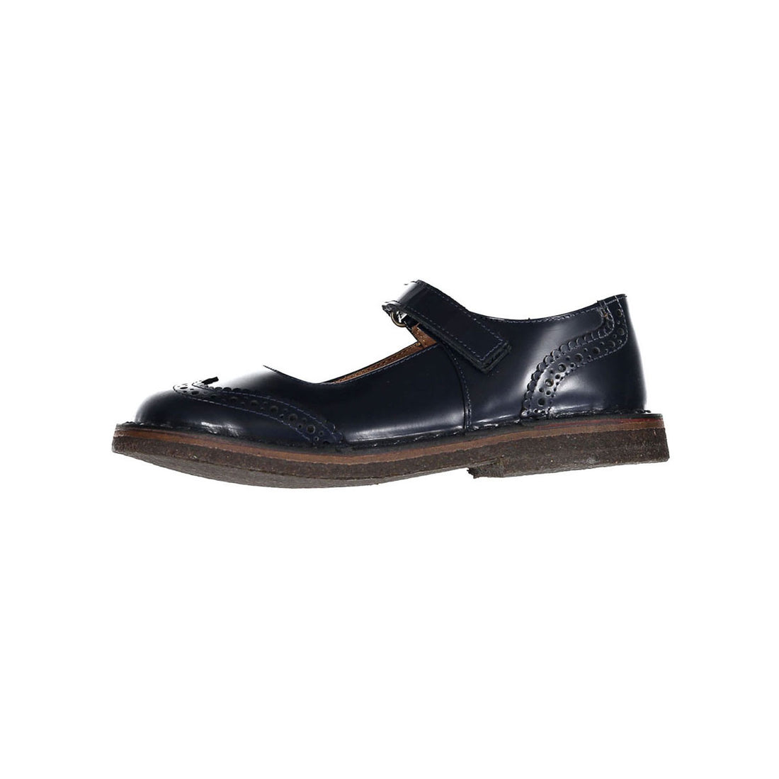 Pepe Indigo Patent Wingtip Mary Janes