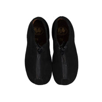 Pepe Black Suede Zip Up Bootie