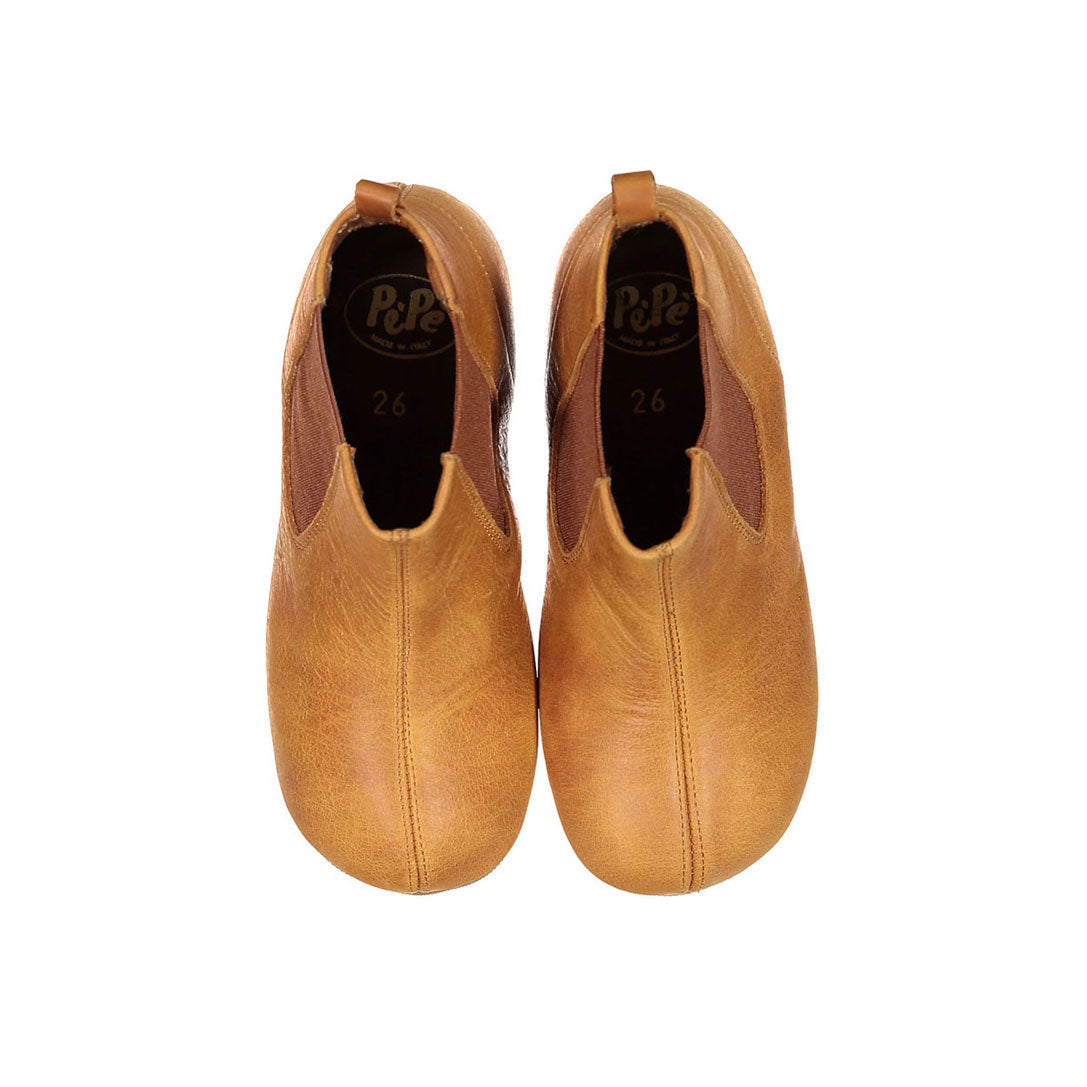 Pepe Camel Leather Booties
