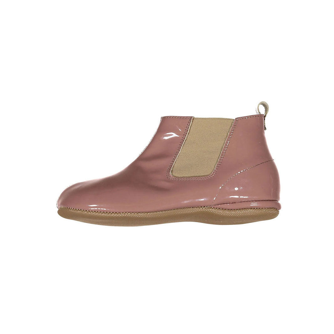 Pepe Nude Patent Elastic Bootie
