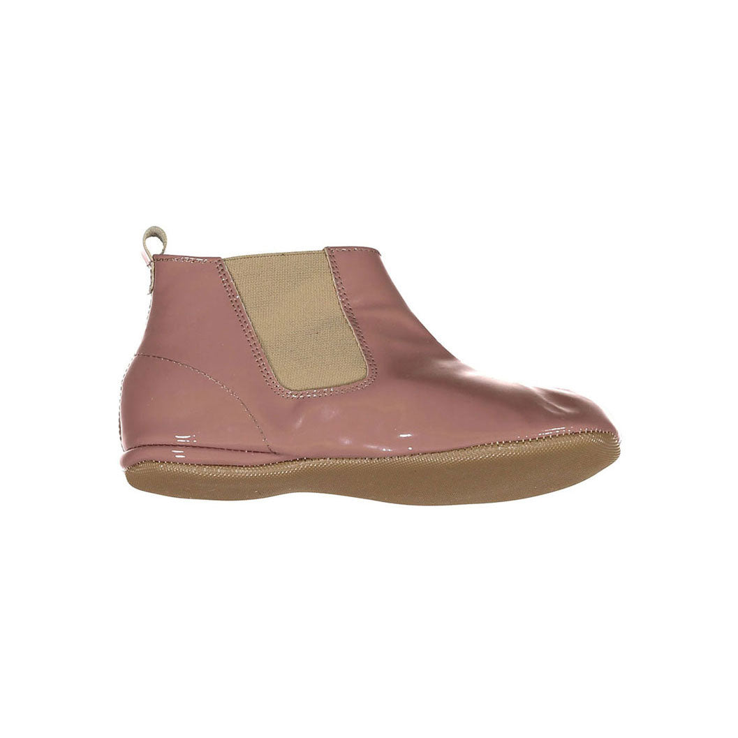Pepe Nude Patent Elastic Bootie