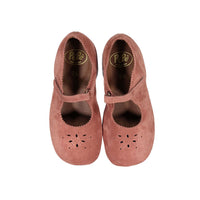 Pepe Deep Sorbet Suede Cutout Mary Janes