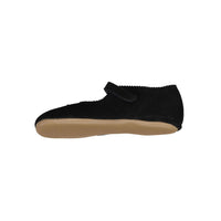 Pepe Black Suede Cutout Mary Janes