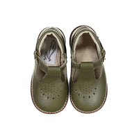 Zimmerman Shoes Greta T-Strap -Evergreen