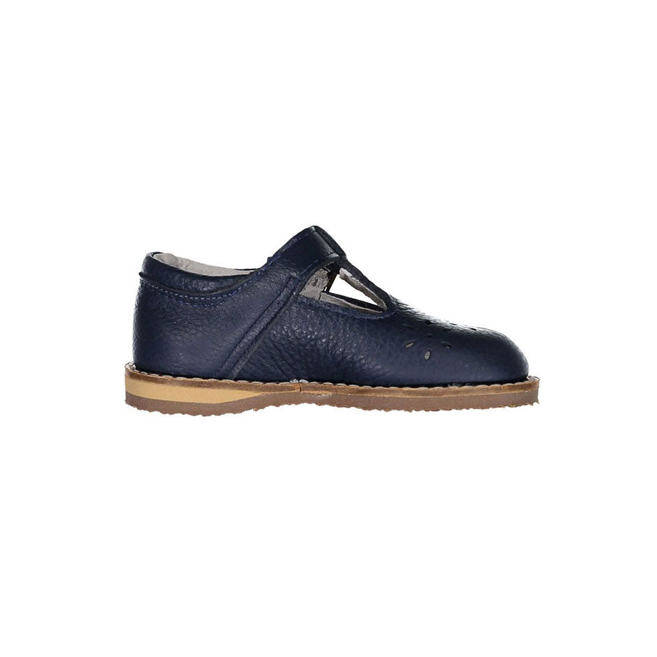 Zimmerman Shoes Flora T-Strap - Navy