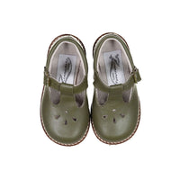 Zimmerman Shoes Flora T-Strap - Evergreen