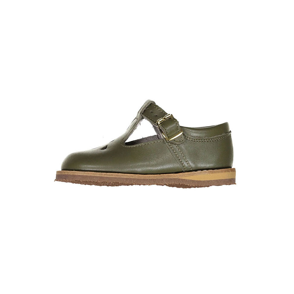 Zimmerman Shoes Flora T-Strap - Evergreen
