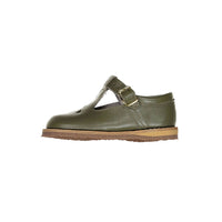 Zimmerman Shoes Flora T-Strap - Evergreen