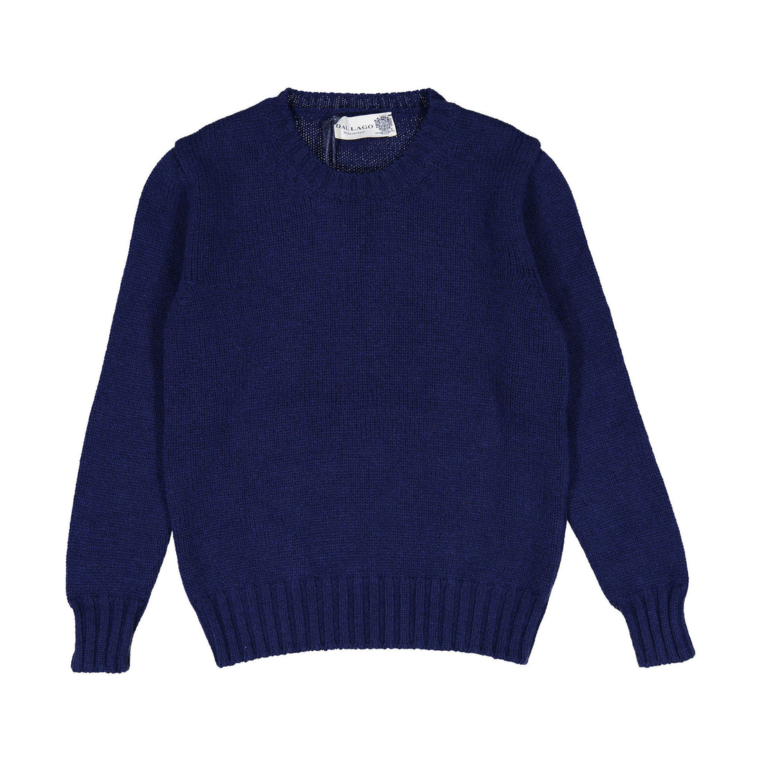 Dal Lago Navy Crewneck Pullover