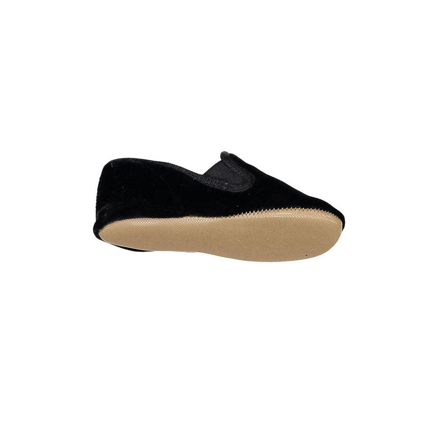 Pepe Black Velvet Classic Slip-ons