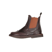 Pepe Chestnut Wingtip Chelsea Bootie
