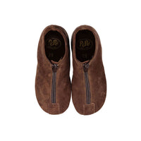 Pepe Espresso Suede Zip Up Bootie