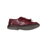 Pepe Bordeaux Fringe Buckle Loafer