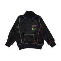 Hey Kid Velour Turtleneck Sweatshirt