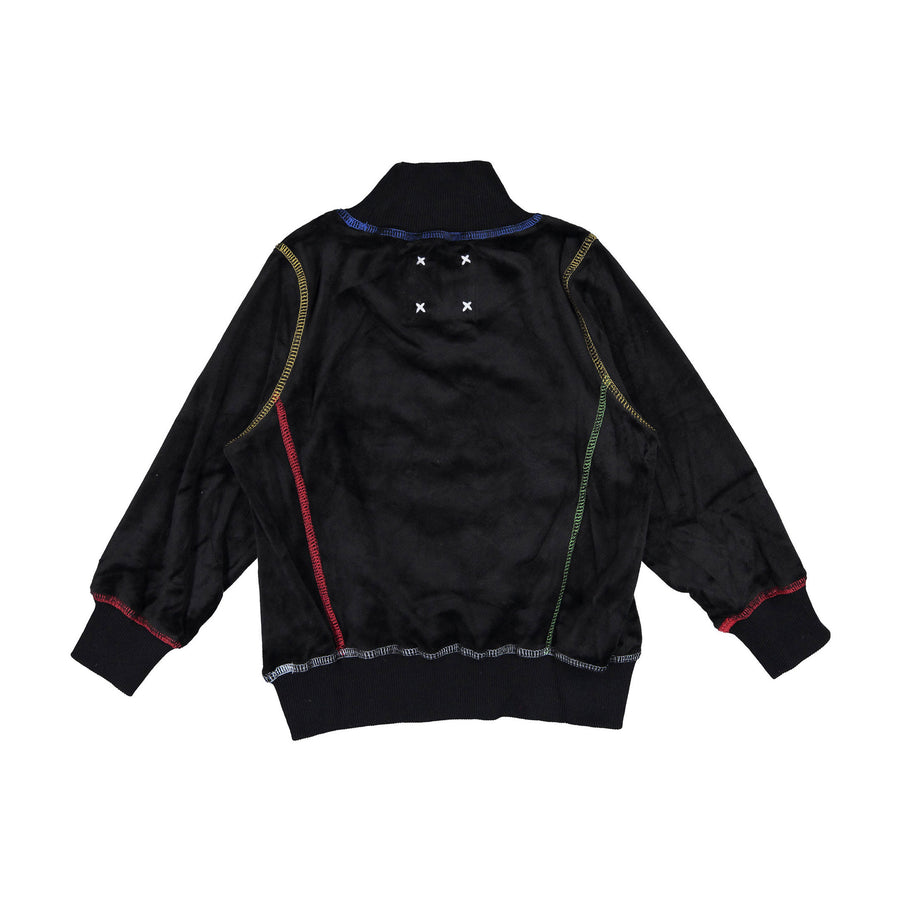 Hey Kid Velour Turtleneck Sweatshirt