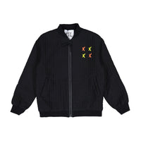 Hey Kid Black Zip Puffer Bomber