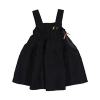 Hey Kid Black Puffer Dress