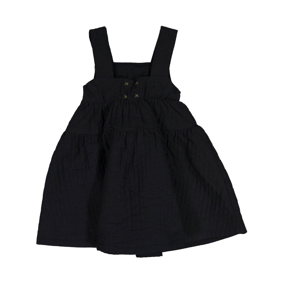 Hey Kid Black Puffer Dress