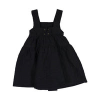 Hey Kid Black Puffer Dress