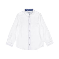 Boys and Arrows Long Sleeve White Flower Collar